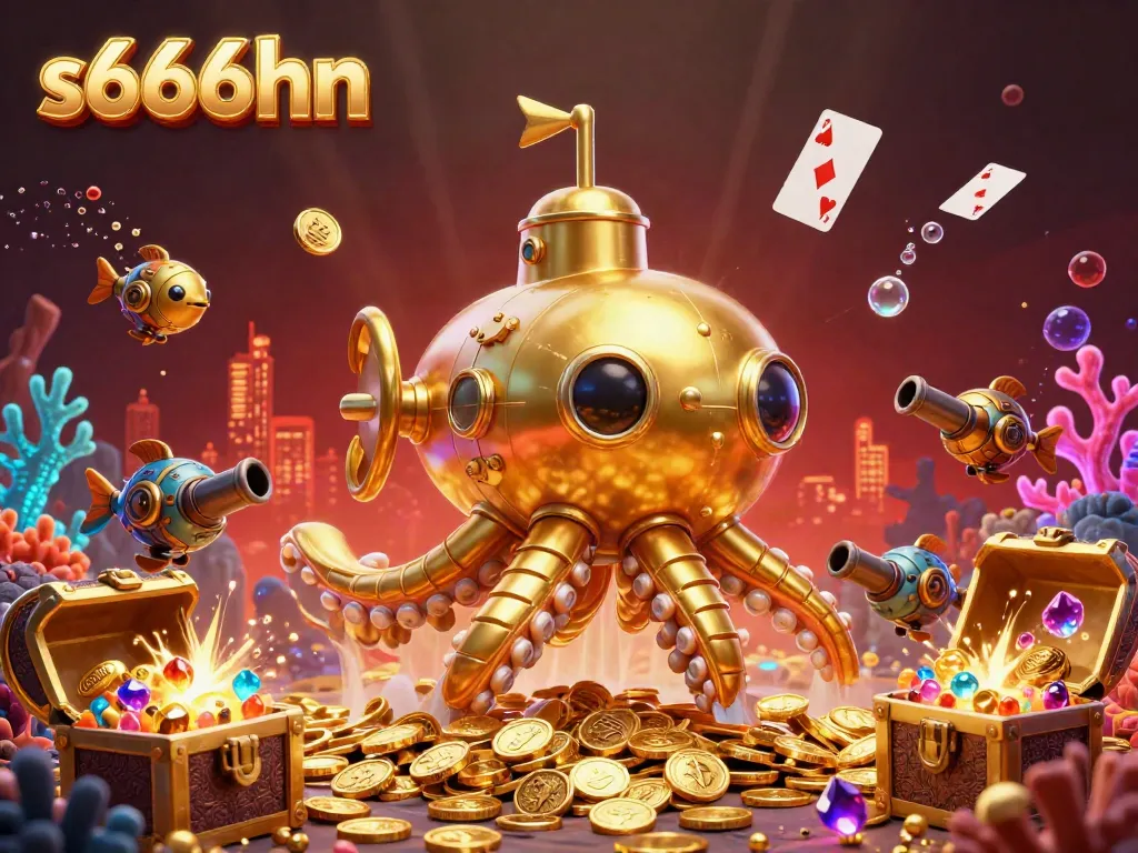 Engage in the treasure hunt of the sea with s666hn's vibrant 3D underwater casino adventure.