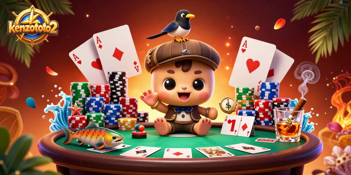 Permainan kasino menarik di kenzototo2 dengan karakter lucu dan elemen seru.