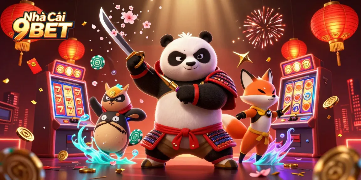 Engage with the vibrant world of Nhà Cái 9BET, showcasing dynamic gaming elements in a rich casino landscape.