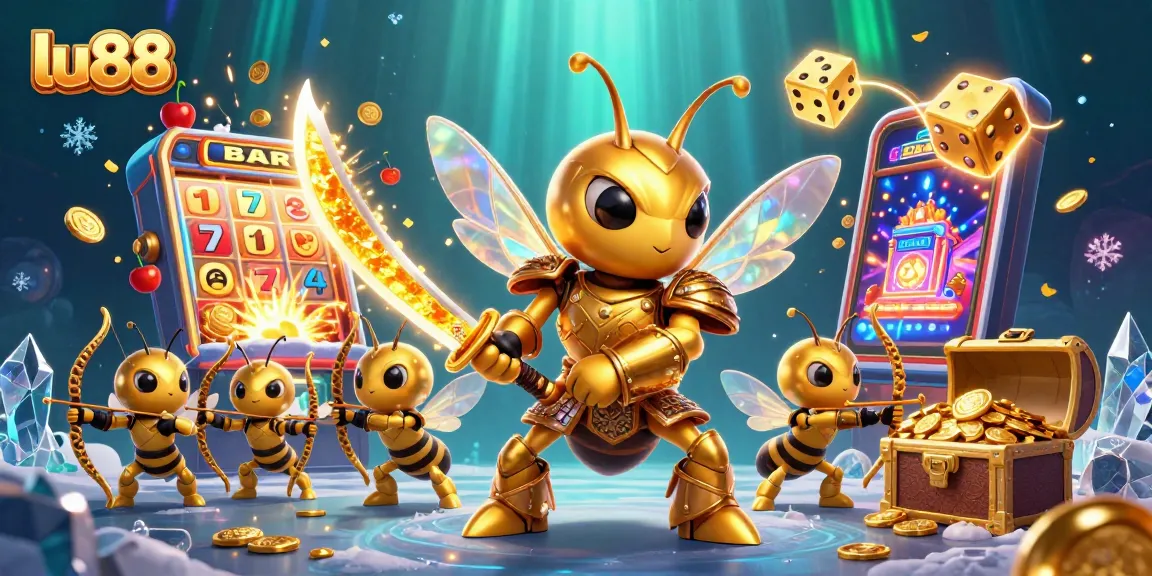Experience thrilling slots at lu88 with vibrant 3D cartoon characters and jackpot action.