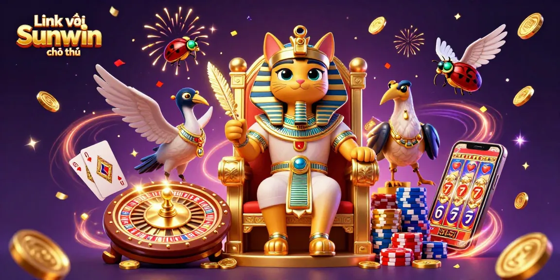 Play exciting games with Link vào Sunwin chính thức featuring a vibrant casino scene.