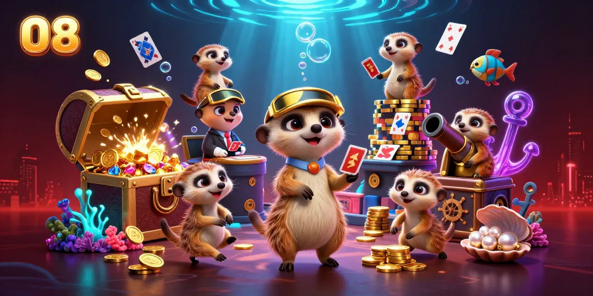 O8 enhances your gaming experience as meerkats manage an exciting casino operation filled with treasure.