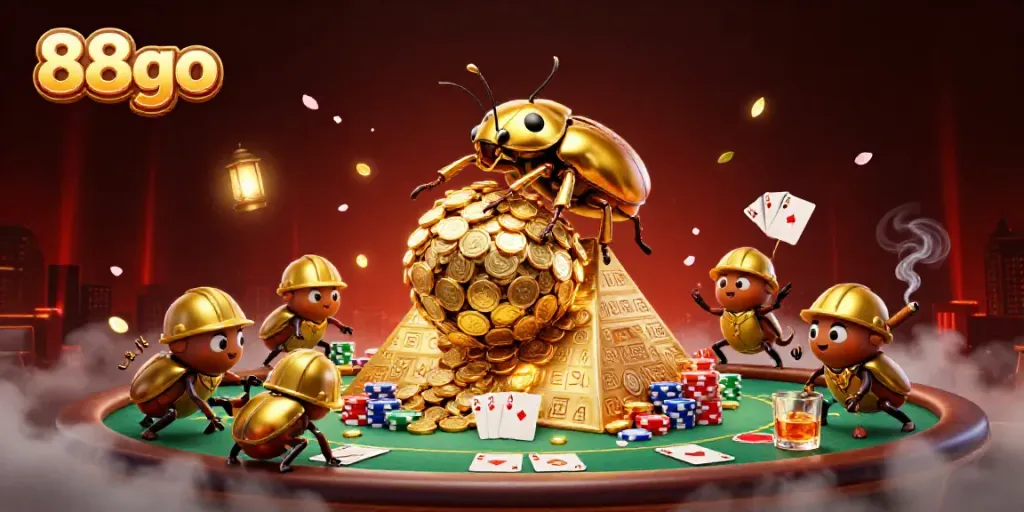 Experience thrilling gameplay with 88go's vibrant casino and slot visuals.